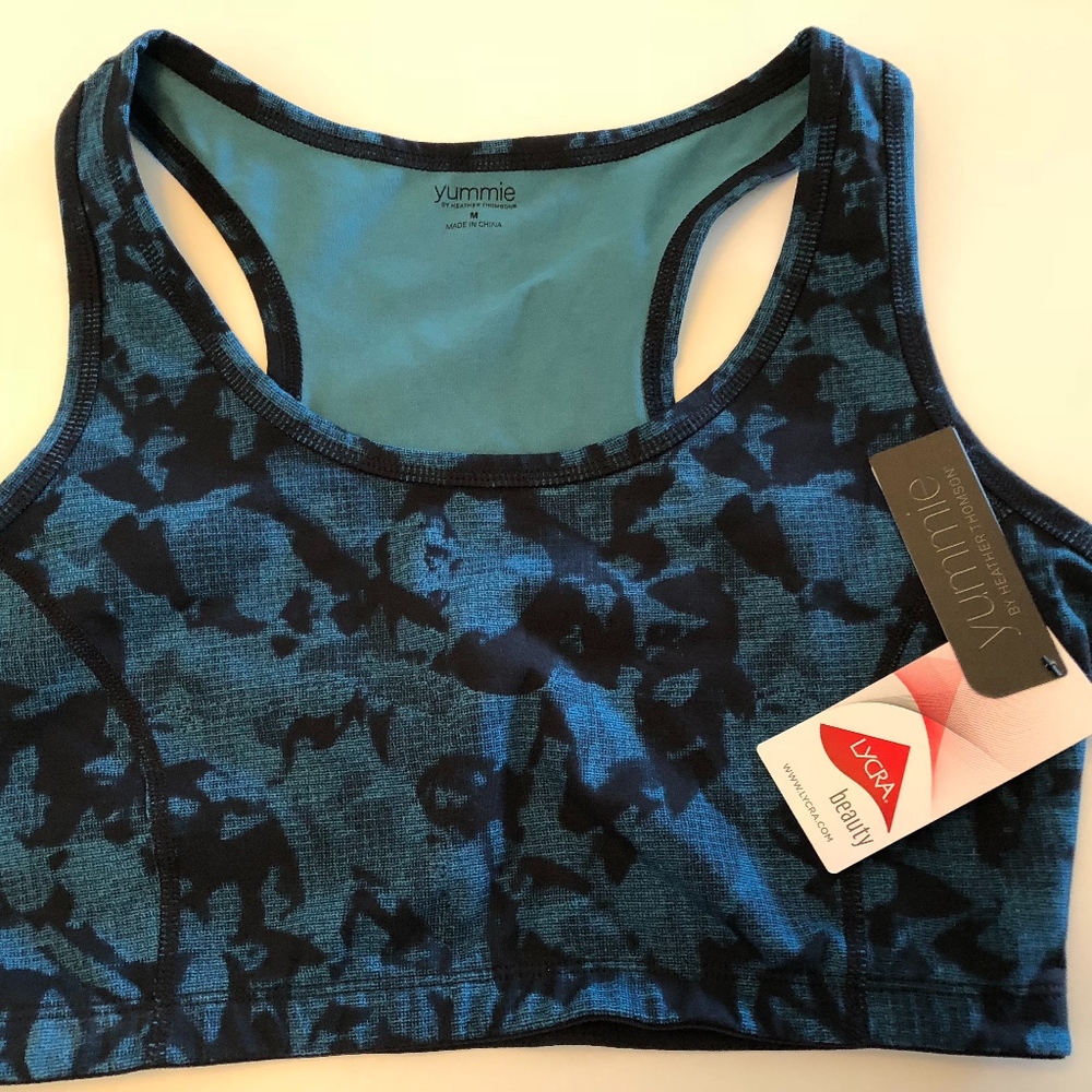 Yummie Heather Thomson WOW Sport Bra Medium NWT